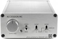 Graham Slee Accession Moving Coil Phono Stage - Silver - With PSU1 - New Old Stock